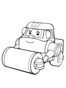 Robocar Poli kleurplaat 11